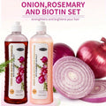 Biotin and Rosemary Shampoo Set for Thinning Hair, Growth, and Shine